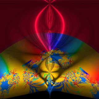 Shine; fractal illustration by Bill Fester