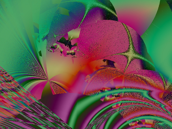 Purple Parachute; Digital Illustration by Bill Fester