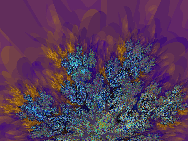 Burning Bush One; Digital Illustration by Bill Fester